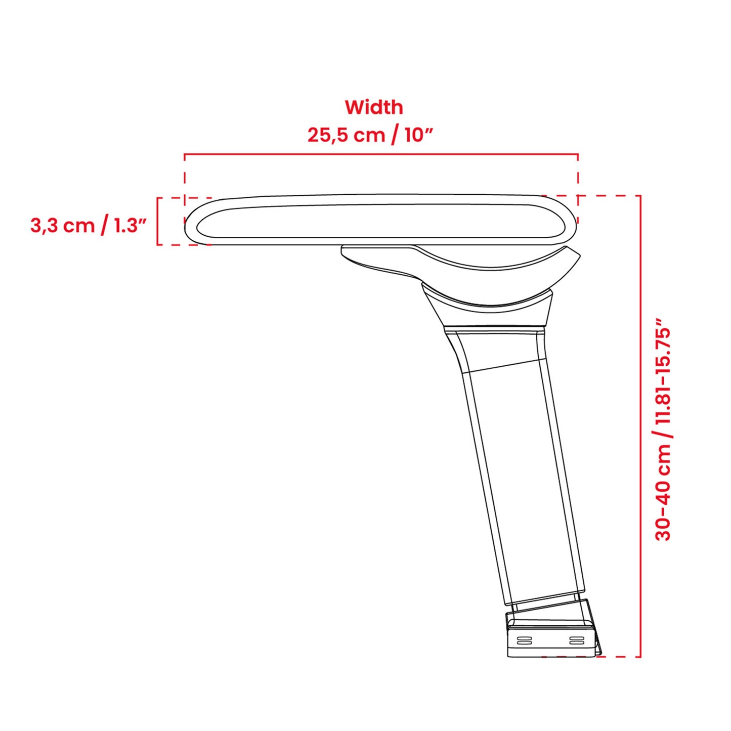 Infinity Armrest - Black
